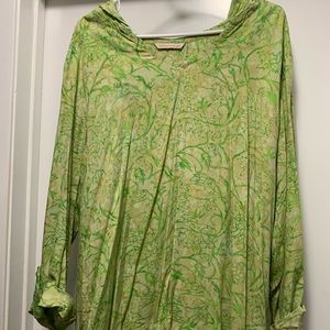 Soft Surroundings tunic with hood.